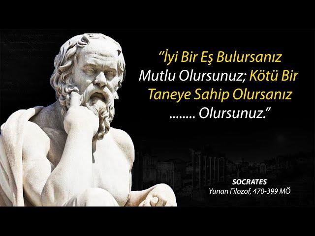 SOKRATES'ten Dinlemeye Değer 22 Alıntı! | Hayat Değiştiren Alıntılar