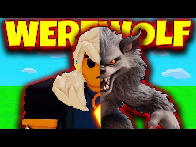 I became WEREWOLF and its BROKEN in Roblox Bedwars