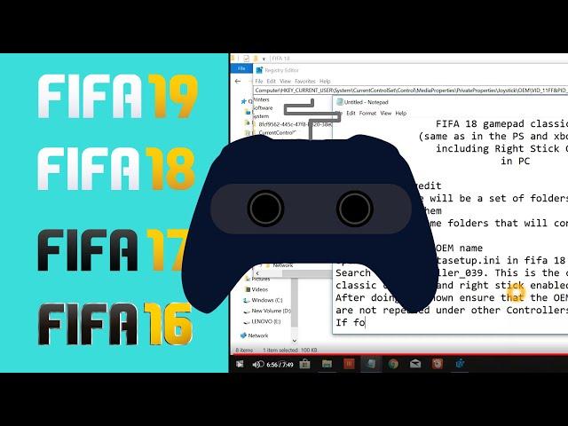 FIFA Right Analog Stick Fix PC | All Gamepads Fix | Classic Gamepad Controls PC