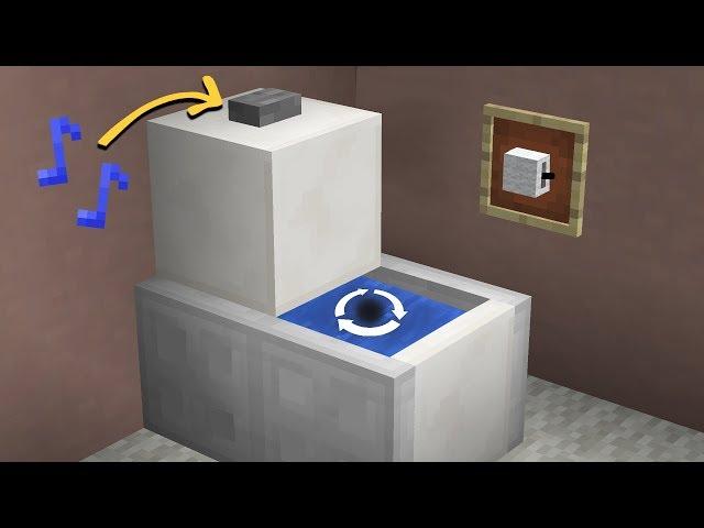 Minecraft: How to Make Working Toilet