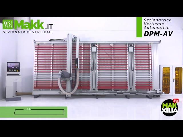 AUTOMATIC VERTICAL PANEL SAW MAKK Mod.DPM-AV - CE
