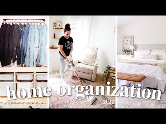 HOME ORGANIZATION AND CLEAN WITH ME | Organization and Cleaning Motivation