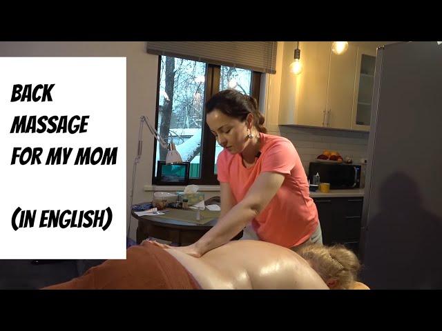 Back massage in case of different diagnoses
