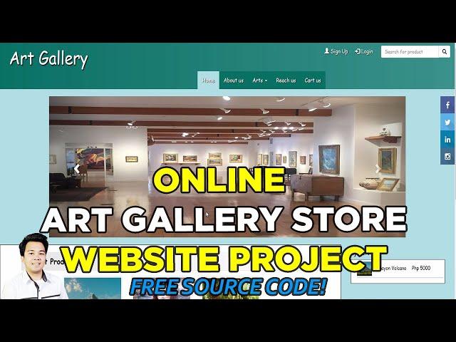 Online Art Gallery Management System Project using PHP/MySQL | Free Source Code Download