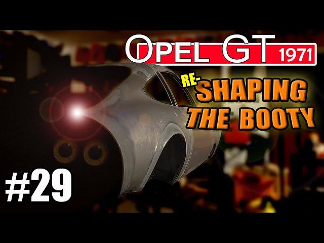 Back panel rework !  Project Opel GT 1971 #29