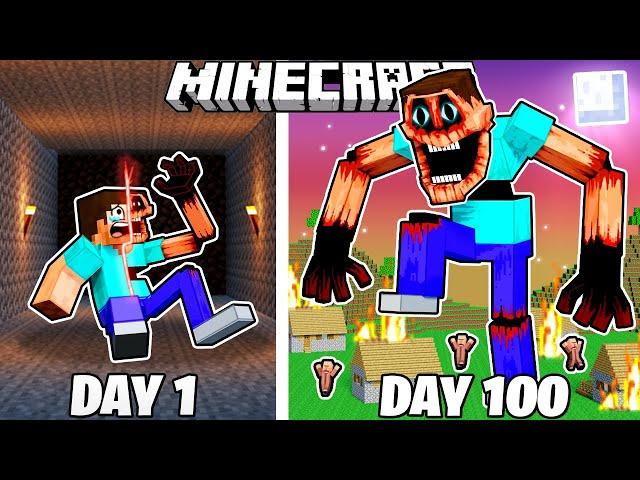 I Survived 100 Days as the MIMICER in Minecraft!