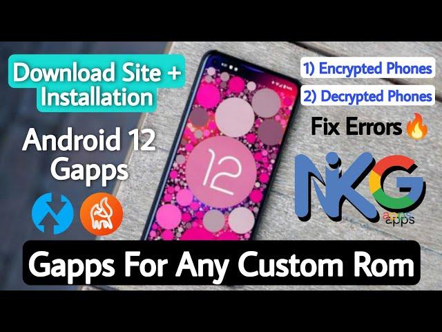 How To Install Gapps In Any Custom Rom. Gapps For Android 12 Custom Rom. Gapps Error 70 Fix.