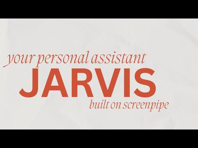 Jarvis - The Ultimate AI Voice Assistant | Real-Time Speech Recognition & Screen Monitoring!