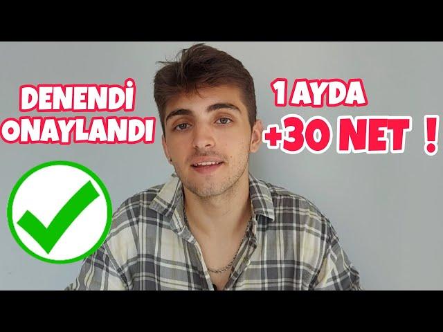 1 AYDA TYT'DE TAM 30 NET ARTTIR ! | En Gizli Taktiklerim