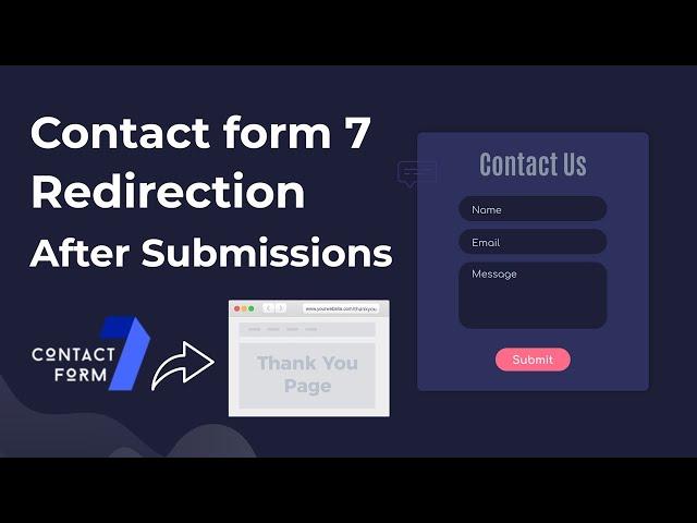 Contact form 7 redirection | Redirect To Thank You Page or any URL after Submission