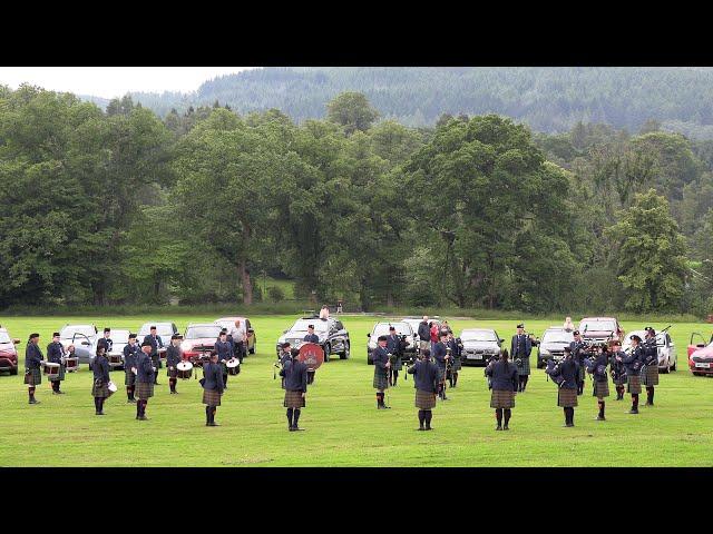 Amazing Grace and Farewell to Nigg by The Vale of Atholl Pipe Band Pitlochry Highland Nights 2021