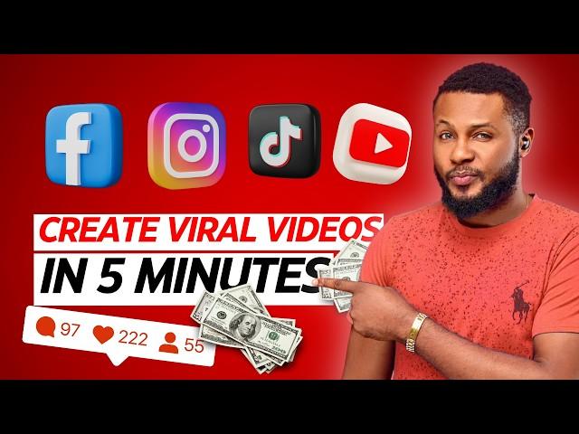 How to Create Viral TikTok & Facebook Videos with AI in Just 5 Minutes | Make Money Online