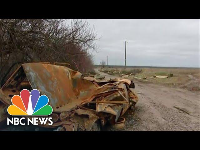 Ukrainians Clear Russian Wreckage Outside Kyiv As Front Line Moves East