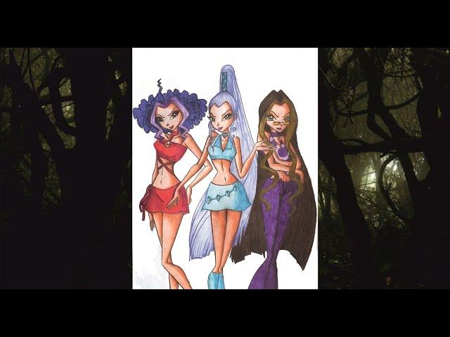 Trix | Winx club | Speed Drawing | Icy Darcy Stormy | Рисую Трикс | Клуб Винкс | Айси Дарси Сторми