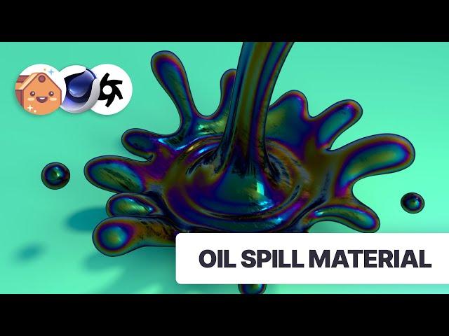 Create a Procedural Oil Texture with Octane for C4D | A Happy Toolbox Tutorial