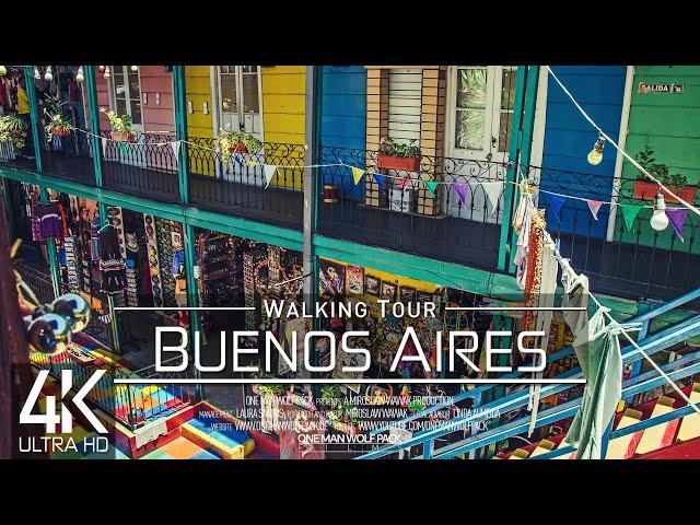 【4K 60fps】 VIRTUAL WALKING TOUR:  «Buenos Aires - Argentina 2022»  ORIGINAL SOUNDS  NO COMMENT