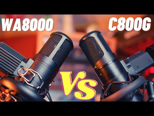 SONY C-800G vs WARM WA-8000 can you hear the difference in the mix?