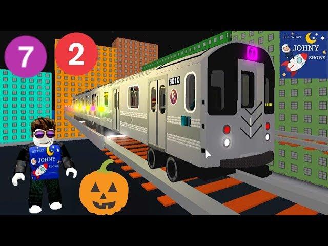 Johny Shows Roblox Transit City 2 Riding Subway Trains & MTA Bus