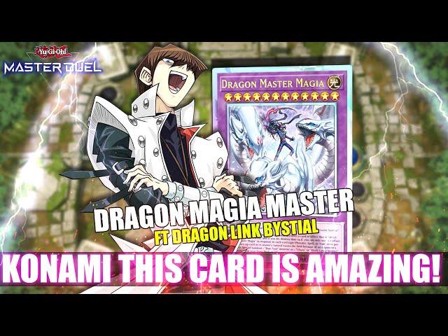 DRAGON MAGIC MASTER IS UNSTOPPABLE!! Blue-Eyes FT Dragon Link  Bystial  (Yu-Gi-Oh Master Duel)