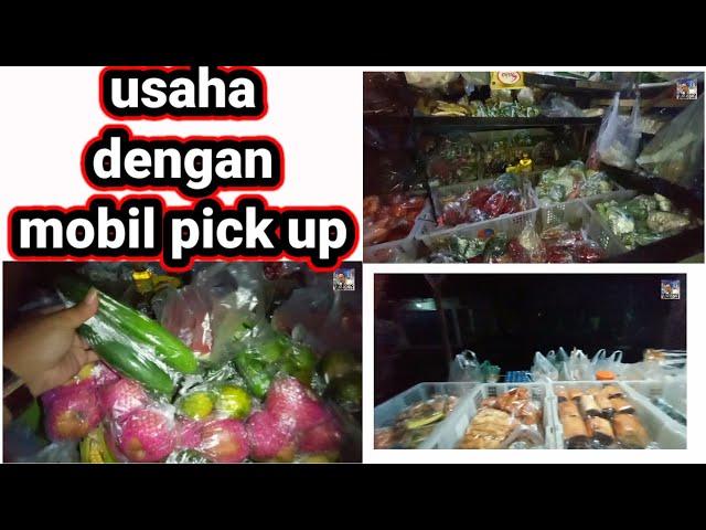 Mobil Pick Up Diubah menjadi mini market berjalan #bisnisSayuran  @Mujionochannel