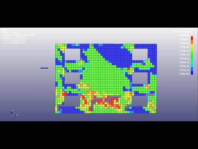 Pushover Analysis of a Reinforced Concrete Building in LS-DYNA