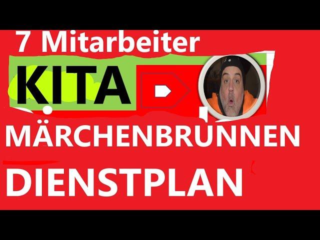 Excel Dienstplan Märchenbrunnen Dienstplan für Kitas und Heim - Monatsplanung