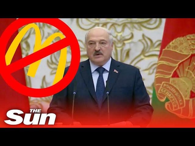 Lukashenko rants about McDonald's leaving Belarus, 'Who wants to eat it?'