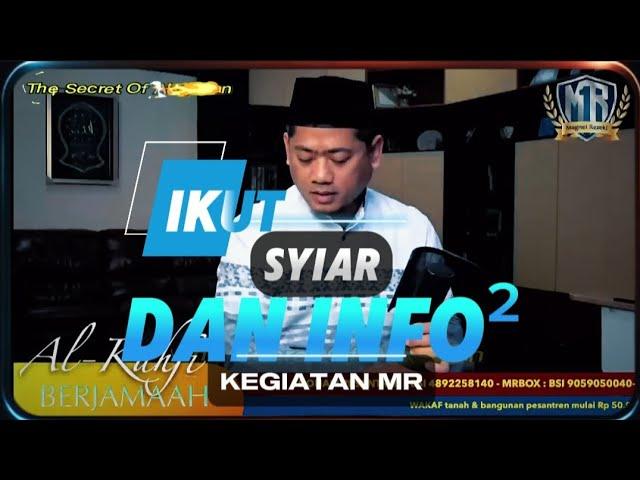 IKUT SYIAR DAN INFO INFO KEGIATAN MAGNET REZEKI || Ust. Nasrullah