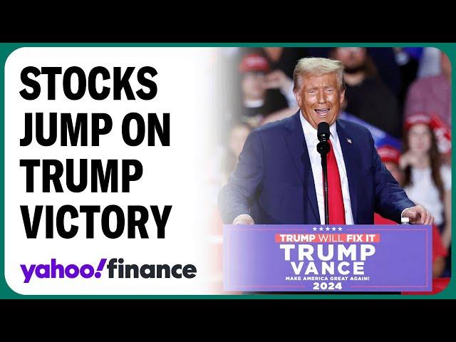 Why the stock market is up on Trump's win