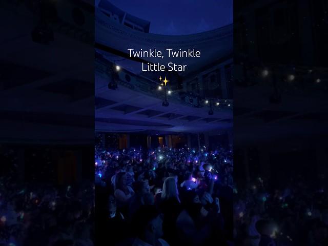 A galaxy of twinkling stars  #kidsconcert #beautiful #thewiggles #concert #lights