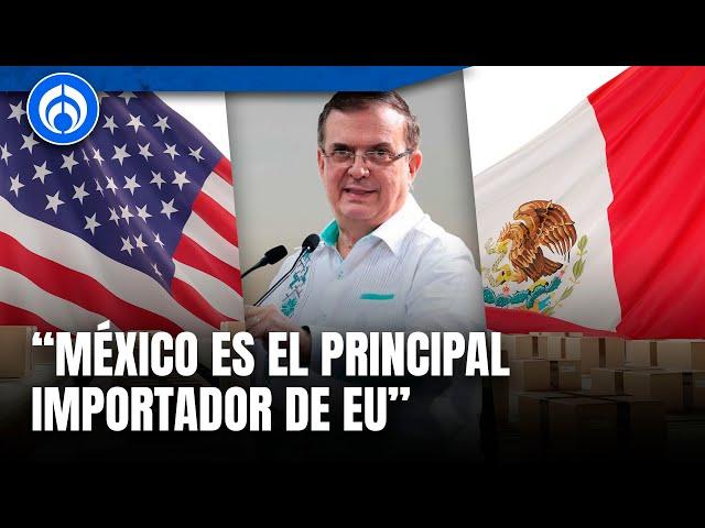 Ebrard no le saca a Trump y sus amenazas de aranceles a México