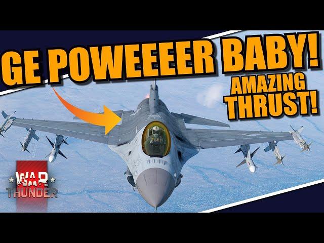 War Thunder - F-16C Block 50 gameplay in AIR RB! AMAZING THRUST! The VIPER is HERE!