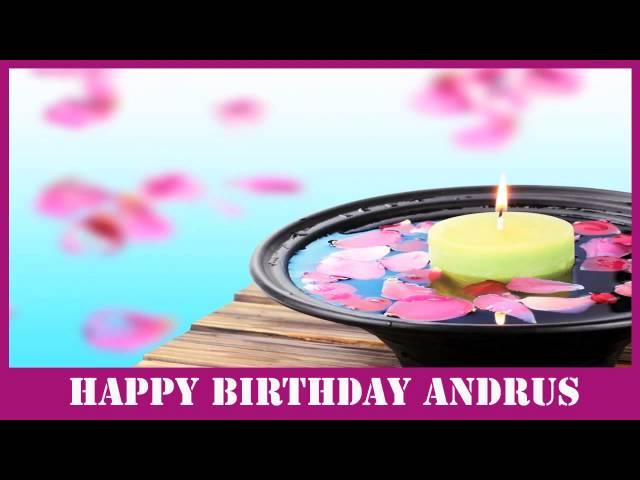 Andrus   Birthday Spa - Happy Birthday