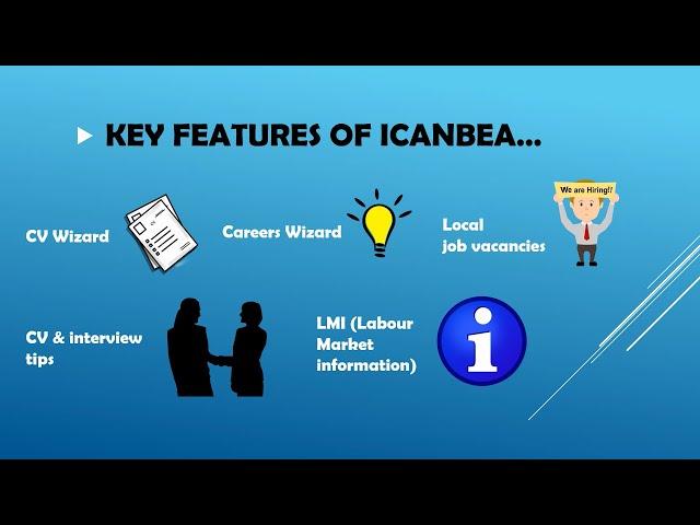 icanbea... info for Teachers and Careers Leads