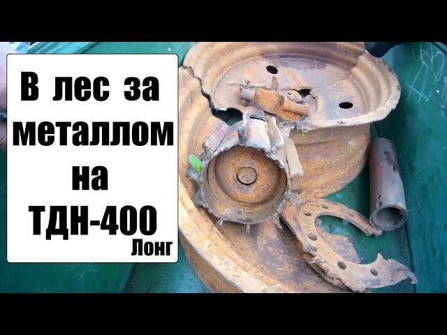 В лес за деньгами на ТДН-400 Лонг. Бензоболгарка в деле.