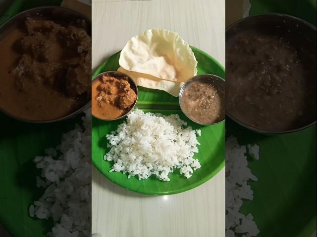 Today lunch menu  kudal kulambu pasi payaru kadayal appalam 