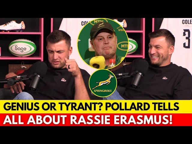 HANDRE POLLARD REVEALS THE HIDDEN SIDE OF RASSIE ERASMUS! | SPRINGBOKS NEWS