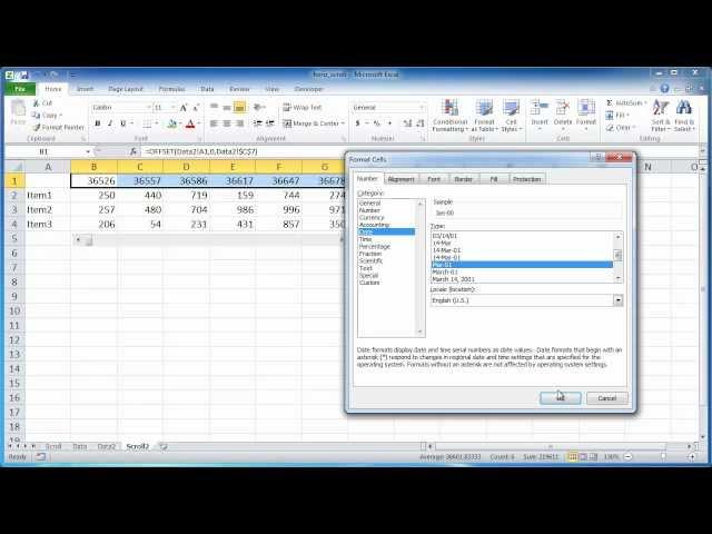 Create a Horizontal Scrolling Table