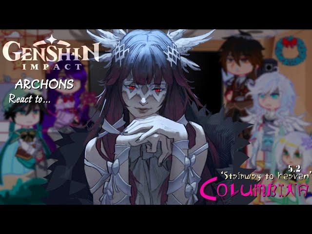 Archons React to “Stairway to Heaven” [Columbina] || Gacha Club || Genshin Impact || Made by Yuk!ra