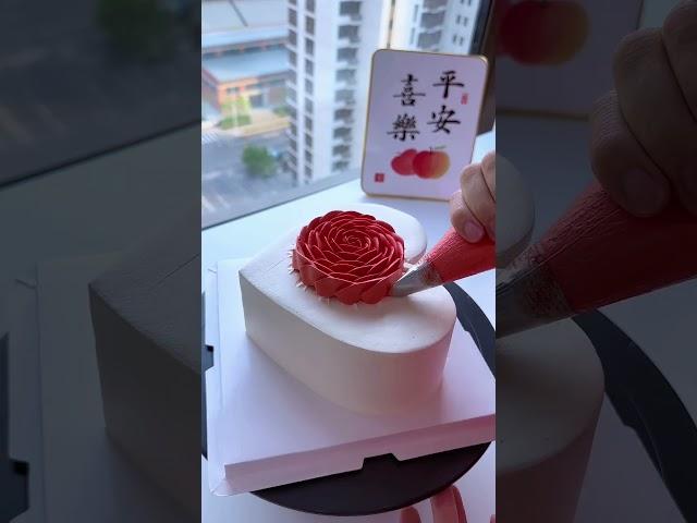 Delicious and beautiful animal cream cake Princess cake making Gradient rose cake