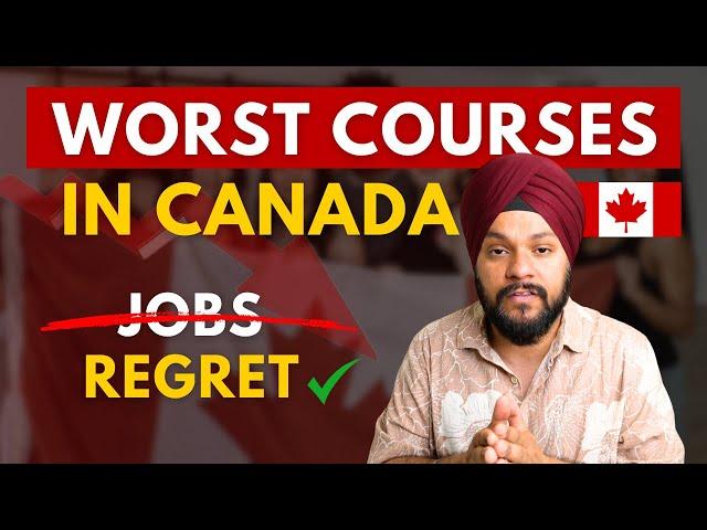  DO NOT TAKE THESE COURSES IN CANADA 2024 | Worst Courses to Study in Canadaz