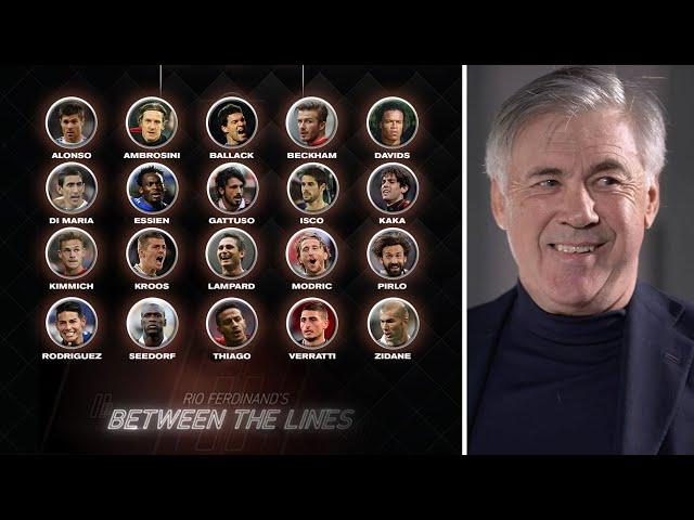 Carlo Ancelotti picks his dream midfield | Rio Ferdinand's Between The Lines