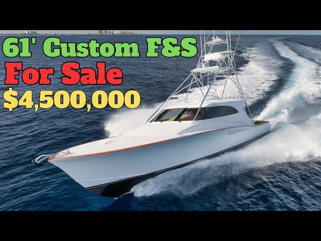 Custom Express Fishing Boat For Sale -  Custom Sportfishing Boat Walkthrough