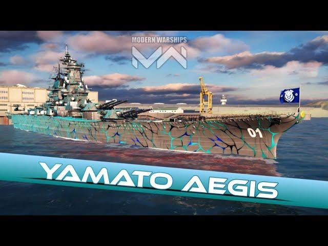 Clip design battleship (Yamato Aegis) Modern warship