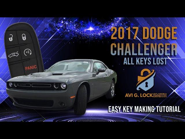 Mastering Key Fob Making: 2017 Dodge Challenger (All Keys Lost) Key Programming Tutorial.