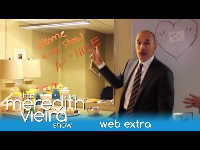 Matt Lauer Gets Pranked - Web Extra | The Meredith Vieira Show