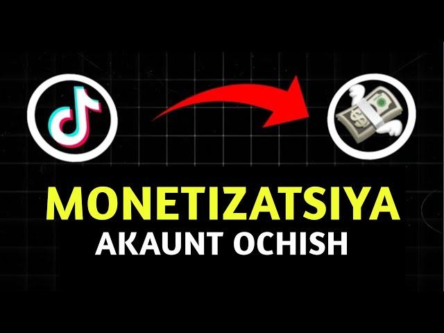 Tiktokda monetizatsiya yoqish | Tiktokdan pul ishlash 2025