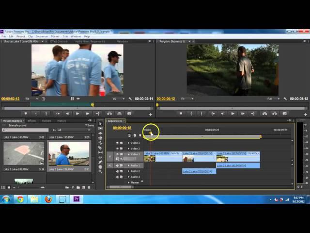 Adobe Premiere Pro CS6 - Basic Editing Introduction Tutorial