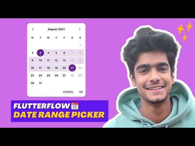 How To Create Date Range Picker In FlutterFlow
