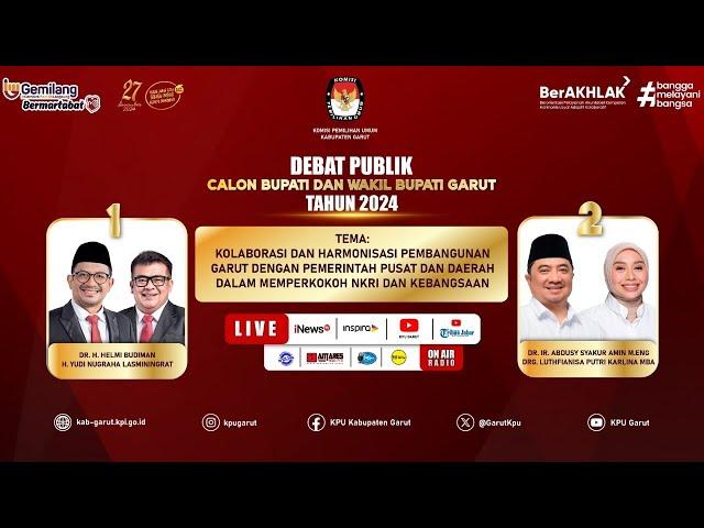 DEBAT PUBLIK Calon Bupati & Wakil Bupati Garut, Mencari Pemimpin yang Mampu Berkolaborasi & Harmonis